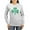 Ash Gray, variant on CafePress - Shamrock Of Shamrocks Women's Long Sleeve T Shirt - Women's Long Sleeve Graphic Casual T-Shirt
