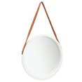 thumbnail image 1 of vidaXL Miroir Mural avec Sangle 50 cm Blanc, 1 of 4