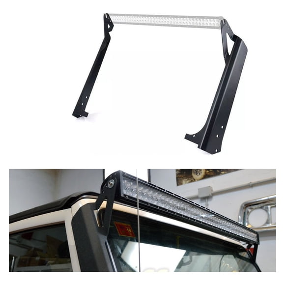 Soporte Barra Led Compatible con Wrangler Rubicón Sahara Arizone Dunari Powersports Bracket Soporte Barra Led