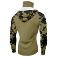 thumbnail image 5 of Tactical Style Sun Shirt For Men With Full Face Cover And Raglan Sleeves Highlighting Moisture Wicking Performance For Daily Wear Dark Green XXL, 5 of 5