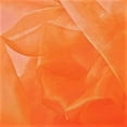 thumbnail image 3 of 1 piece S18 luxury straight sheer faux silk window curtain valance for kitchen bathroom décor with rod pocket orange color 55" wide X 18" long, 3 of 4