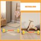thumbnail image 4 of 1 juego de pesas con barra para niños, juguete de entrenamiento, mancuernas ajustables, equipo para niños, juego de simulación, ejercicio, gimnasio, levantamiento de pesas, levantamiento de potencia., 4 of 8