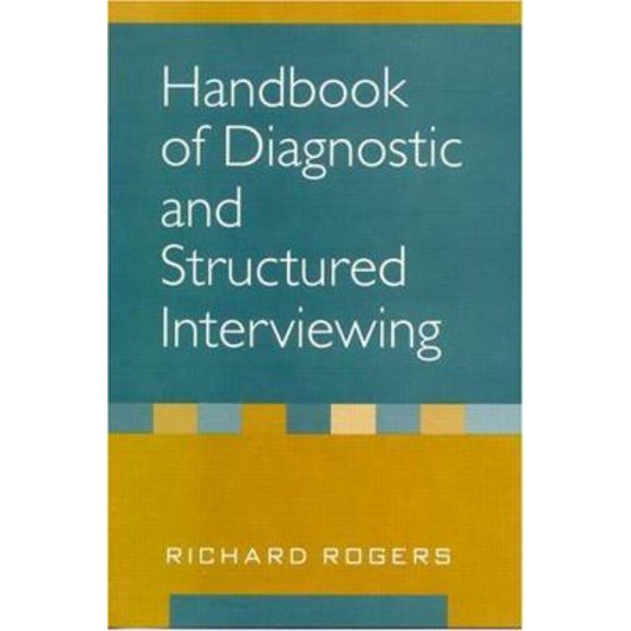 Pre-Owned Handbook of Diagnostic and Structured Interviewing (Hardcover) 1572306785 9781572306783