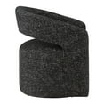 thumbnail image 4 of Devin Swivel Chair in Midnight Black Fabric, 4 of 8