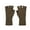 Brown, variant on Fingerless Gloves, 100% Wool Glove Insert, Olive Drab