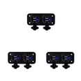 thumbnail image 3 of sweethay Interruptor Panel Socket 12V Botón Controlador Botones Regulador de control Accesorios para automóviles Parte Interruptores Type1 NO1, 3 of 6
