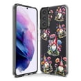 thumbnail image 3 of MUNDAZE Samsung Galaxy Note 10 Plus Cute Pink Purple Cosmos Flowers Gnomes Spring Floral Double Layer Phone Case Cover, 3 of 6