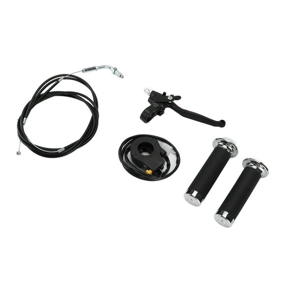 Mini Bike Parts, Waterproof Stable Simple Installation Throttle Handle Kit For Engine Motorized Bicycle
