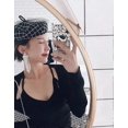 thumbnail image 2 of Funda para iPhone 13, hecha a mano en 3D con brillantes diamantes de imitación, de lujo, con espejo brillante, para niñas y mujeres, con cristales brillantes, suave TPU., 2 of 5