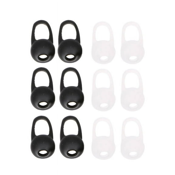 6 Pairs Universal Headphone Silicone Earbuds Tips Cover Pads Replacement Soft Multi-size Earplugs in-Ear Ear Tips