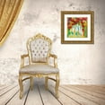 thumbnail image 3 of Brooks, Amanda J. 20x20 Gold Ornate Wood Framed with Double Matting Museum Art Print Titled - Poppies Glowing, 3 of 4