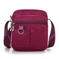 thumbnail image 6 of EUDIDV Sling Bag,Crossbody Bag Nylon Cloth Bag Multi Compartment Medium Bag Middle Aged Casual Shoulder Bag,Crossbody Bag,Small Backpack, 6 of 7