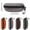 A, variant on SeekLGT Oxford Cloth Eyeglasses Case Portable Travel Zipper Hard Box Sunglasses Protector with Clip for Men and Women 1PC