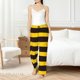thumbnail image 4 of Fotbe Bee Stripe Pantalones de Pijama para Mujer, Pantalones de Dormir, Pantalones Pj con Cordón y Bolsillos-Medium, 4 of 6