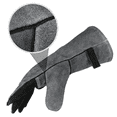 thumbnail image 3 of Guantes de protección laboral de alta temperatura para soldadura eléctrica/barbacoa/estufa, color gris extendido, 3 of 5