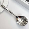 thumbnail image 4 of Large Serving Spoon 9" Serveware Spoons Set Stainless Catering Serving Utensils For Buffet Dinner Banquet Cooking Dishwasher (Silver), 4 of 5