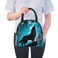 thumbnail image 2 of Hirioo Blue Full Moon Wolf for Eco-friendly Lunch Box,Leakproof Lunch Box for School, Work, Travel, and Picnics,Perfect for Meal Prep, 2 of 8