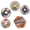 thumbnail image 1 of Set Discos Para Esmeril Corte Desbaste Pulido 4 Pzas Makita Makita B-90467-MAK, 1 of 1