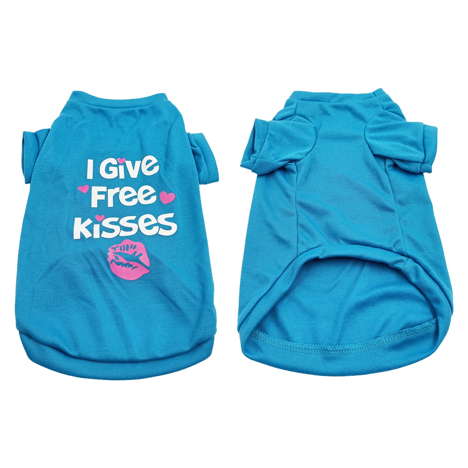 Cute Pet Print T Clothes for Large Dogs Male Christmas Skirt Dog Summer Comfortable Small Dog Shirts for Boys Breathable T Shirt X-Small
