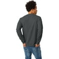 thumbnail image 2 of Hanes Men's and Big Men's Authentic Long Sleeve Tee, up to Size 3XL, 2 of 3