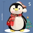 thumbnail image 2 of Christmas Penguin Plush with Hat and Scarf, Holiday Stuffed Animal Doll, Soft Winter Polar Pal Pillow, Festive Decor, Easter Basket Gift, Birthday Present, 2 of 8