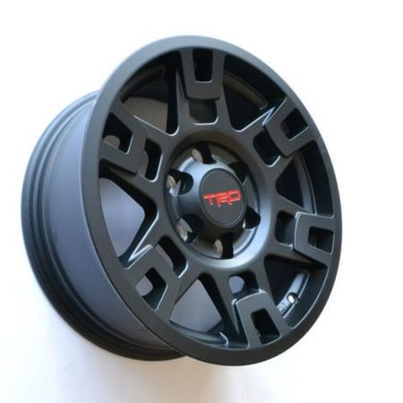 TRD Pro Sema Black Wheel Individual PTR20-35110-BK Fits 4 Runner, Tacoma and FJ (Best Fj Cruiser Mods)