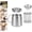 1.5L/53oz, variant on TripleHBB 304 Stainless Steel Deep Fryer Pot with Basket & Strainer,Large Capacity Bacon Grease Container for Kitchen,Frying,Cooking,Camping,Oil Filter Container - Dishwasher Safe