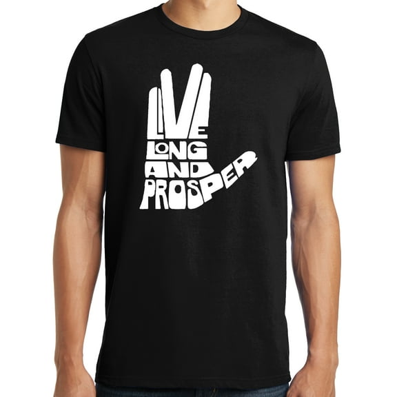 Big and Tall Live Long and Prosper Vulcan Spock Salute