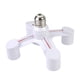 thumbnail image 1 of Divisor de enchufe de luz 4 en 1 Adaptador E27 Convertidor de bombillas de luces estándar LED para sótano de oficina en casa Sweethay HA3445-03B, 1 of 6