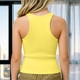 thumbnail image 6 of Lullu Girls Athletic Racerback Tank Top Casual Solid Crewneck Sleeveless Shirt, Sizes 4-14, 6 of 8