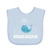 Inktastic Virginia Beach Va Cute Vacation Boys or Girls Baby Bib