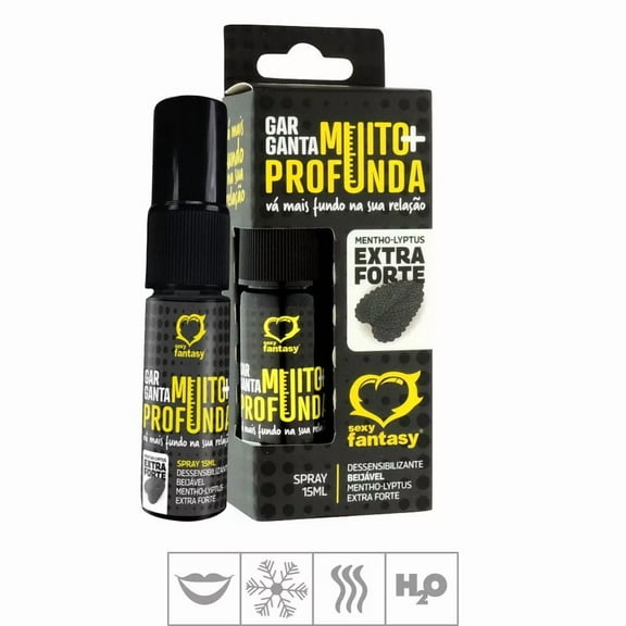 Spray Para Sexo Oral Garganta Muito   Profunda 15ml - Mentho-Lyptus