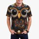 thumbnail image 1 of Fotbe Quirky Owl With Glasses Camiseta Polo de Golf para Hombre con Estampado – Camisa Deportiva Transpirable con Cuello Abotonado-4X-Large, 1 of 6