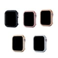 thumbnail image 5 of Clock Design Case for Apple Watch Series 6/5/4/SE 44mm, Hard PC Protective Case, Edge Protector Bumper Frame Cover Compatible with iWatch Series 6/5/4/SE 44mm, Gold, 5 of 7