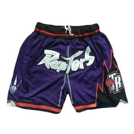 Nba Raptors Shorts Embroidered Vintage Sports Training Shorts