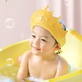 thumbnail image 7 of TELOLY Toddler Baby Shower Cap Bath Hat Bathing Safe Silicone Protection Children'S Shampoo Cap Adjustable Tear-Free for Toddler Kids Hair Washing Accessory, 7 of 7