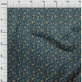 thumbnail image 3 of oneOone Cotton Cambric Blue Fabric Floral Fabric For Sewing Printed Craft Fabric By The Yard 42 Inch Wide, 3 of 5