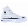 thumbnail image 2 of Converse Chuck Taylor All-Star Hi 560845F Women Platform Black/White Shoes CNV62 (9), 2 of 4