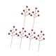 thumbnail image 4 of 6 palitos de corazón artificiales para San Valentín, palitos florales con forma de corazón, manualidades flexibles corazon rojo, 4 of 9