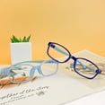 thumbnail image 5 of LAMBBAA Kids Blue Light Blocking Glasses 2 Pack Square Flexible Frame UV400 Protection Anti Blue Ray Computer Glasses Anti Glare Eyewear for Boys Girls Age 3-12 (Blue+Dark Blue), 5 of 5