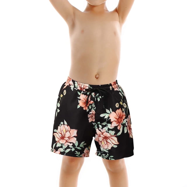 Pantalones de playa con estampado de verano para hombres, pantalones para padres e hijos, ropa familiar Pompotops qyievc7538