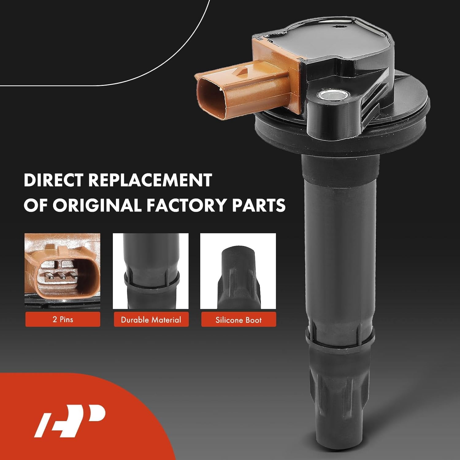 A-Premium Set of 6 Ignition Coil Pack and Iridium Spark Plugs Compatible with Ford F-150 F150, Explorer, Transit-150, Taurus, Expedition, Flex, Police Interceptor Sedan & Lincoln Navigator, MKS, MKT