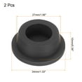 thumbnail image 2 of Uxcell High Temp Silicone Plug T Shaped Silicon Stopper for Powder Coating Anodizing Plating Black 34x10x27mm 2pcs, 2 of 7
