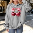 thumbnail image 2 of Gubotare Hoodie Girls Girls Oversized Full Zip Hoodie Casual Long Sleeve Sweatshirts Cute Jackets with Pockets Size 7-8 (Grey,7-8 Years), 2 of 8