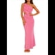 thumbnail image 2 of Vestido de un Solo Hombro para Mujer, con Flores 3D, Sin Mangas, con Cintura Ajustada, para Cóctel o Fiesta de Verano. Rojo M, 2 of 10