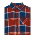 thumbnail image 2 of Wonder Nation Boys Flannel Shirt with Long Sleeves, Sizes 4-18 & Husky, 2 of 2