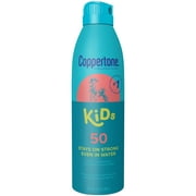 Coppertone Kids Sunscreen Spray, SPF 50 Spray Sunscreen for Kids, 5.5 Oz