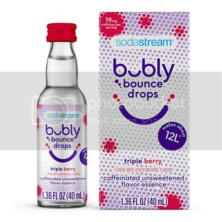 bubly bounce Caffeinated Triple Berry Flavor Drops - 1.36 fl oz