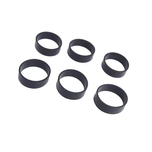 6x Rubber Fixing Band for Rings Keeper Securitily Backplate Strap Dive Weight Belt Underwater Tank