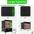 thumbnail image 3 of Cube Storage Organizer - Portable Cubes Storage Stackable Storage Shelves with Doors, Modular Closet Storage with Hanging Rod for Clothes Storage Shelves(12 Cubes), 3 of 7